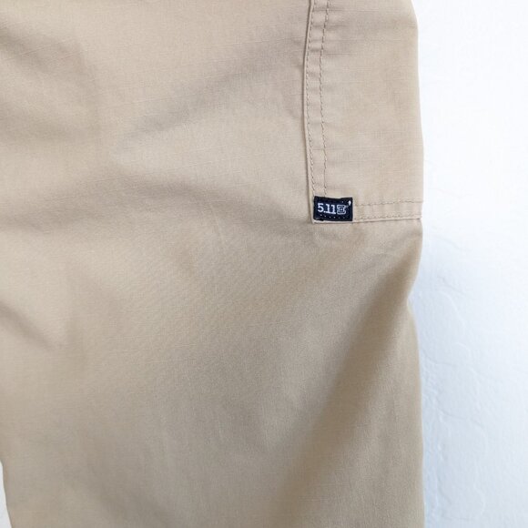 511 TACTICAL Pants Women's 12 Taclite Beige Outdoor Zip Button Pockets Casual - Picture 4 of 14